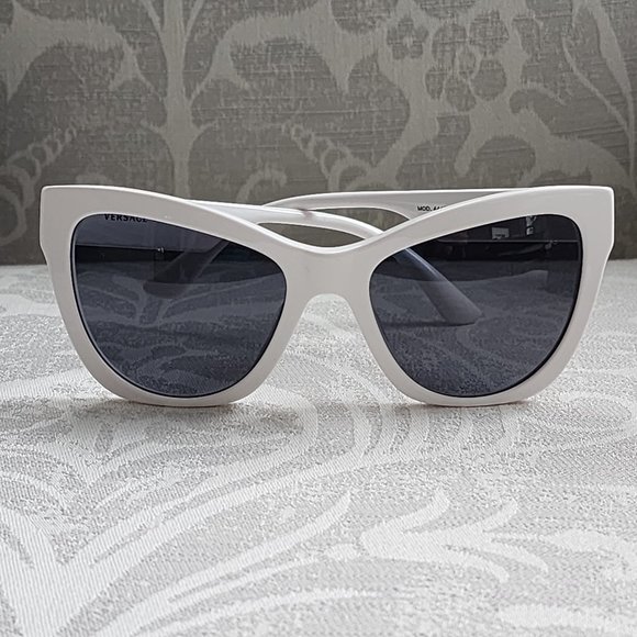Versace Accessories - NEW! Versace 56MM Cat Eye Sunglasses White